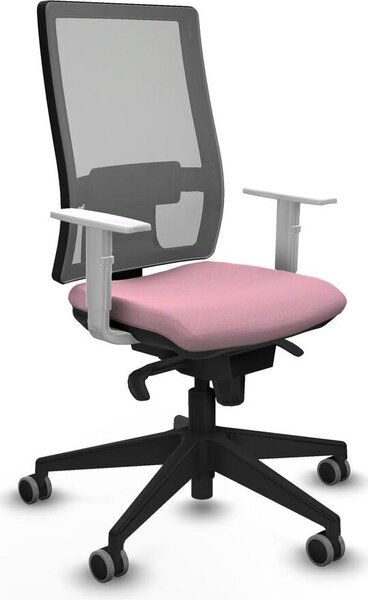 Sedia da ufficio Horna Piqueras y Crespo, modello 4B066G0, colore rosa
