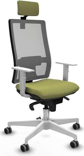 Sedia da ufficio Piqueras y Crespo, modello 4B026G2, colore verde