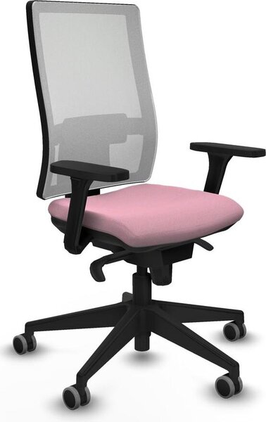 Sedia da ufficio Horna Piqueras y Crespo, modello 3D066G0, colore rosa
