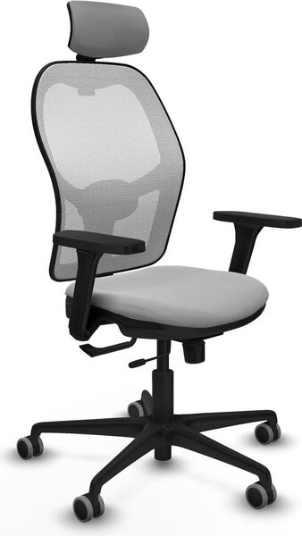 Sedia da ufficio con poggiatesta Jorquera Piqueras y Crespo 3D036G2 Grigio chiaro