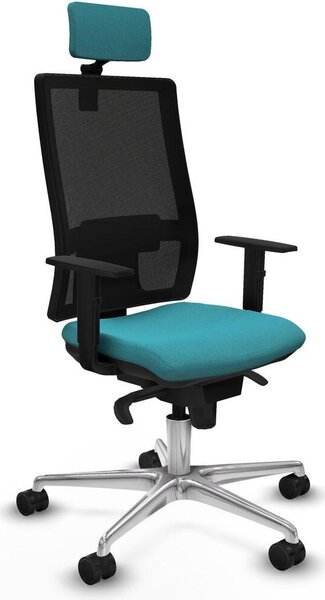 Sedia da ufficio Piqueras y Crespo 1D086N2 turchese