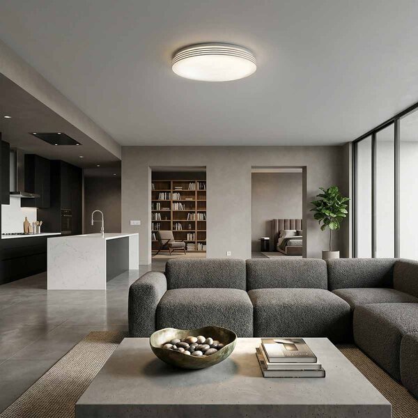 Plafoniera LED Tonda 36W Ø40cm Effetto Onde Bianco Variabile CCT