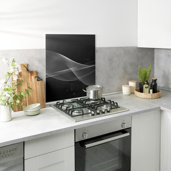 Paraschizzi in vetro temperato 70x60 cm Smoke – Wenko