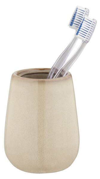Portaspazzolino beige in ceramica Sirmione – Wenko