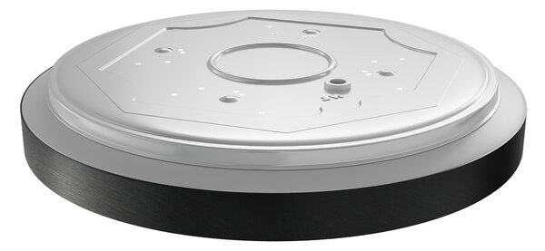 Plafoniera LED Tonda 36W Nera Ø40 cm Bianco Variabile CCT