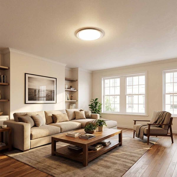 Plafoniera LED Tonda 36W Ø47cm Bianco Variabile CCT serie Eclissi