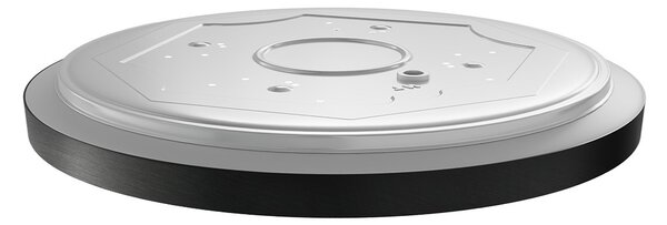 Plafoniera LED Tonda 60W Nera Ø50 cm Bianco Variabile CCT