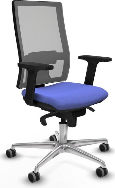 Sedia da ufficio Horna Piqueras y Crespo, modello 2D086G0, colore azzurro chiaro