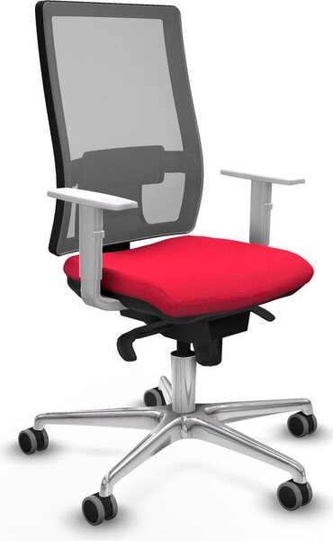Sedia da ufficio Horna Piqueras y Crespo, modello 4B086G0, colore rosso