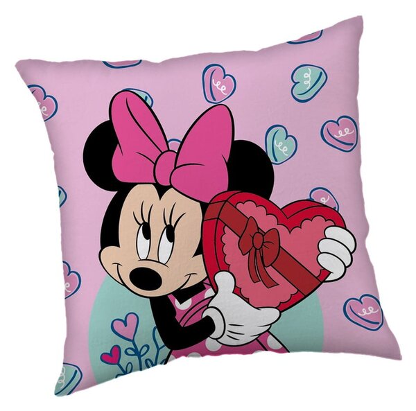 Cuscino per bambini in vello 40x40 cm Minnie "Purple" – Jerry Fabrics