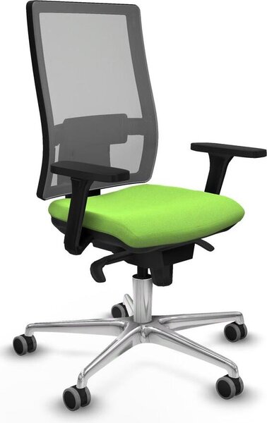 Sedia da ufficio Horna Piqueras y Crespo, modello 3D086G0, colore pistacchio
