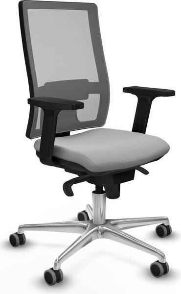 Sedia da ufficio Horna Piqueras y Crespo, modello 2D086G0, colore grigio chiaro