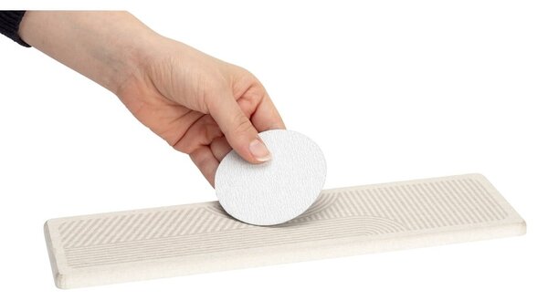 Tappetino scolapiatti beige in diatomite 30x8 cm Damon – Wenko
