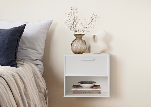 Comodino sospeso bianco Keep by Hammel - Hammel Furniture