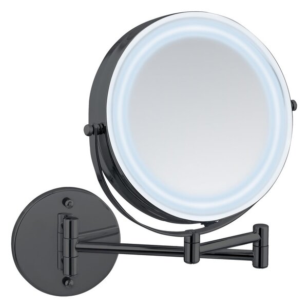 Specchio per make-up con illuminazione/con ingrandimento (con ingrandimento 5x) ø 25,5 cm Lumi – Wenko