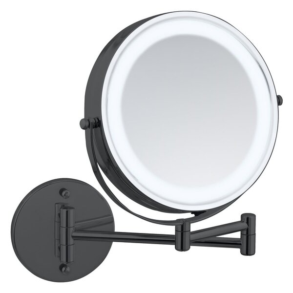 Specchio per make-up con illuminazione/con ingrandimento (con ingrandimento 5x) ø 25,5 cm Lumi – Wenko