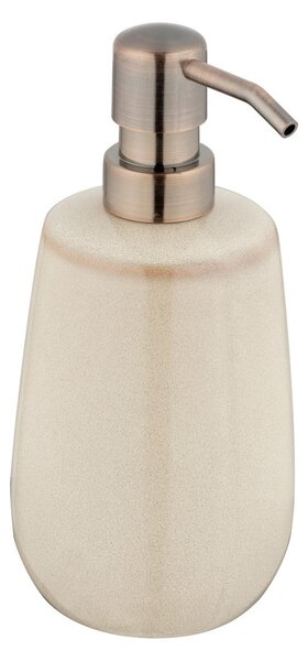 Dispenser per sapone beige in ceramica 430 ml Sirmione – Wenko