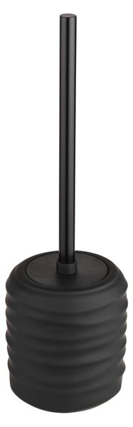 Scopino WC nero opaco in ceramica Illana – Wenko