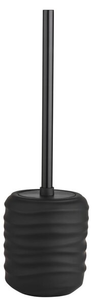 Scopino WC nero opaco in ceramica Illana – Wenko