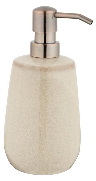 Dispenser per sapone beige in ceramica 430 ml Sirmione – Wenko
