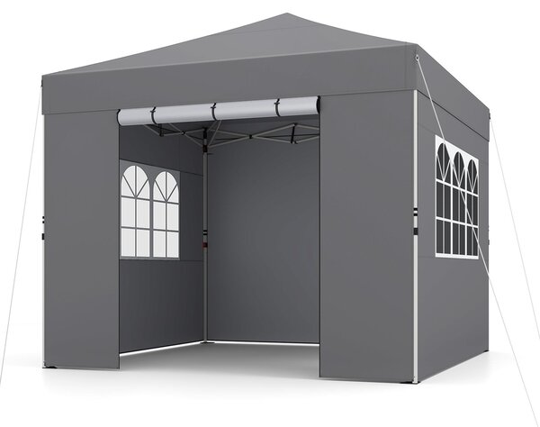 KOMFOTTEU, gazebo pieghevole resistente alle intemperie, dimensioni 3x3 metri, tenda da giardino per l'esterno