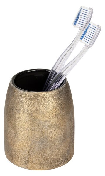 Portaspazzolino color bronzo in ceramica Tremea – Wenko