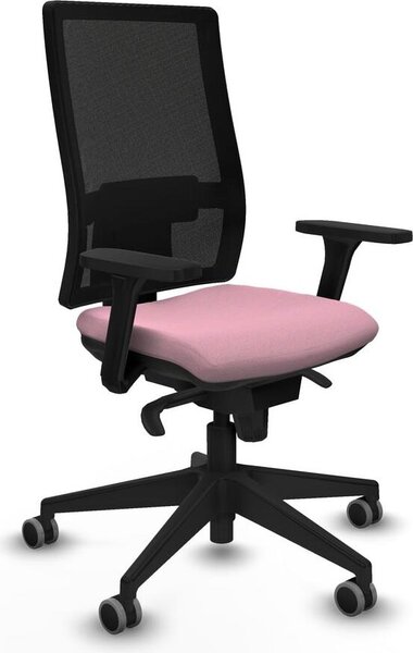 Sedia da ufficio Piqueras y Crespo, modello 3D066G0, colore rosa