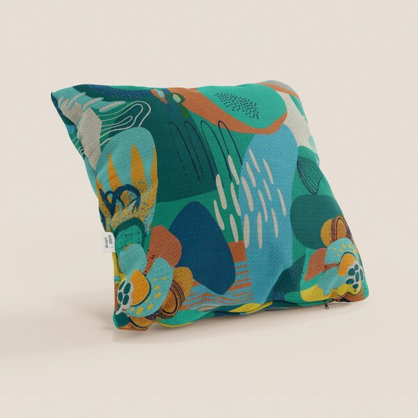 Joy collezione cuscini a fantasie multicolor in tessuto fresco cotone