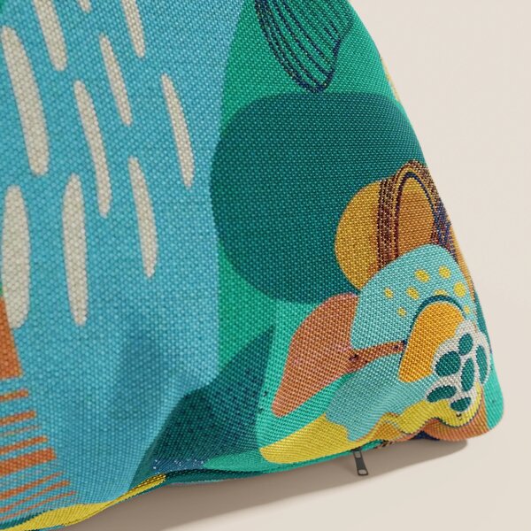 Joy collezione cuscini a fantasie multicolor in tessuto fresco cotone