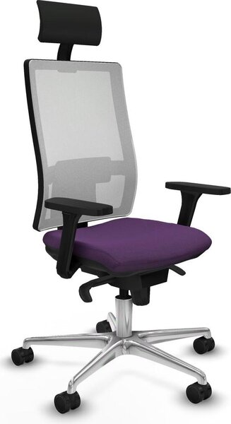 Sedia da ufficio Horna Piqueras y Crespo, modello 3D086N1, colore lilla