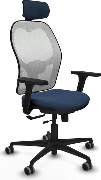 Sedia da ufficio con poggiatesta Jorquera Piqueras y Crespo 3D036G2 Blu navy
