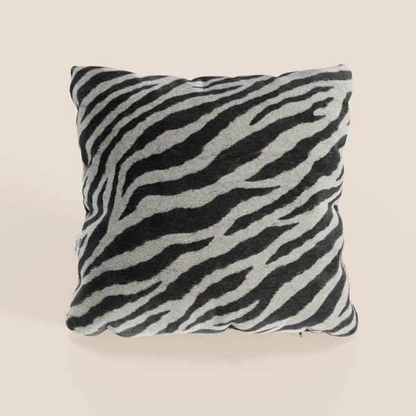 Wild cuscino in collezione Wild in microfibra impermeabile zebra