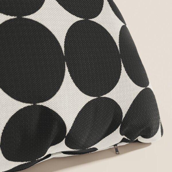Dot cuscini geometrici disponibile in diversi colori in tessuto Idrore