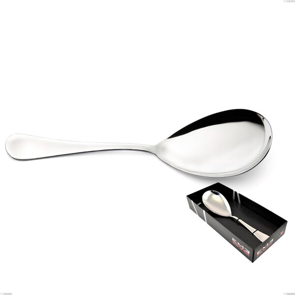 Confezione vetrina 1 pezzi pala riso Milano inox 18/10 , Acciaio inox 18/10 (AISI304) lucido a specchio, spessore 2,5 mm