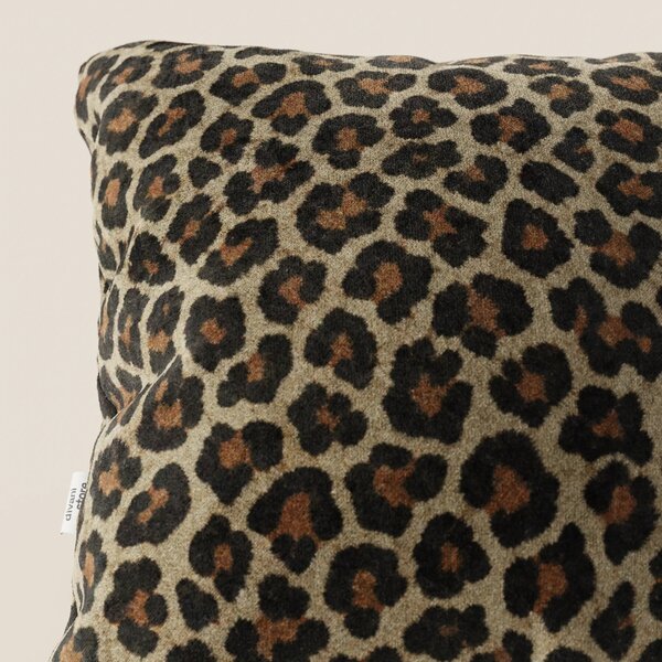 Wild cuscino in collezione Wild in microfibra impermeabile leopardo