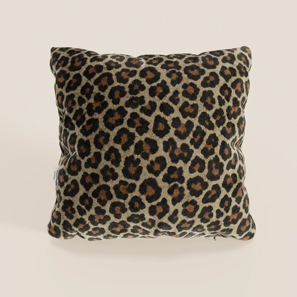 Wild cuscino in collezione Wild in microfibra impermeabile leopardo