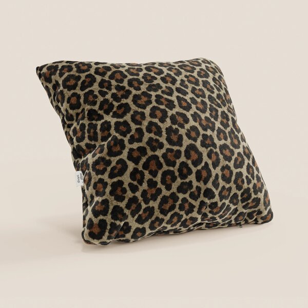 Wild cuscino in collezione Wild in microfibra impermeabile leopardo