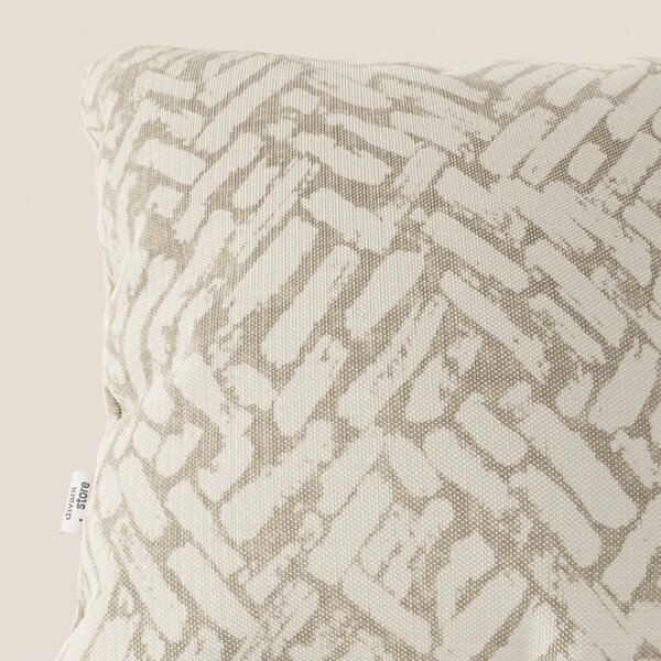 Brick cuscino geometrico disponibile in diversi colori realizzato in t