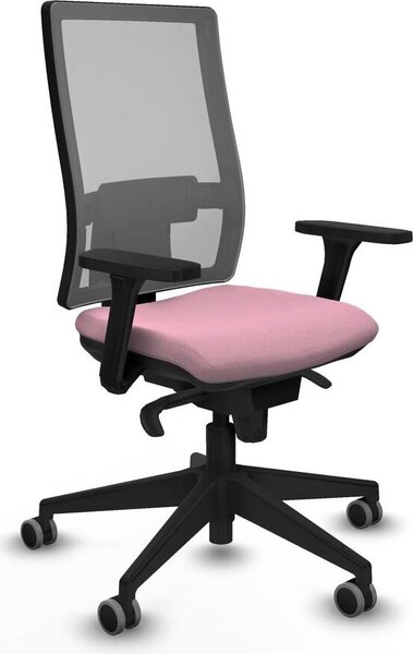 Sedia da ufficio Horna Piqueras y Crespo, modello 3D066G0, colore rosa