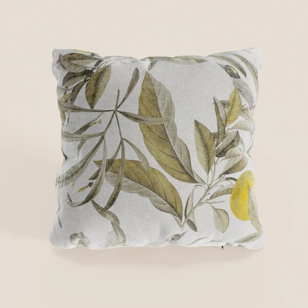Lemon elegante collezione di cuscini a fantasia in velluto impermeabil