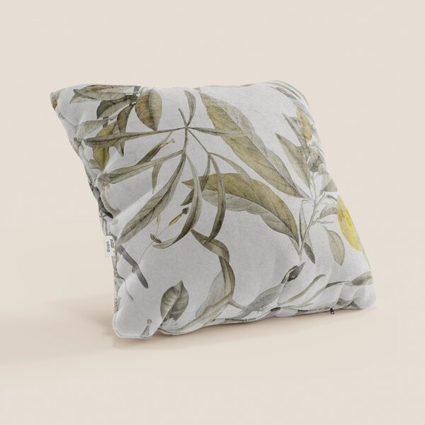Lemon elegante collezione di cuscini a fantasia in velluto impermeabil