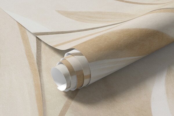 Carta da parati Steli d'erba con foglie, dalla texture realistica, che ondeggiano dolcemente su uno, Carta da parati Buffer, w09752 : Uwalls.it