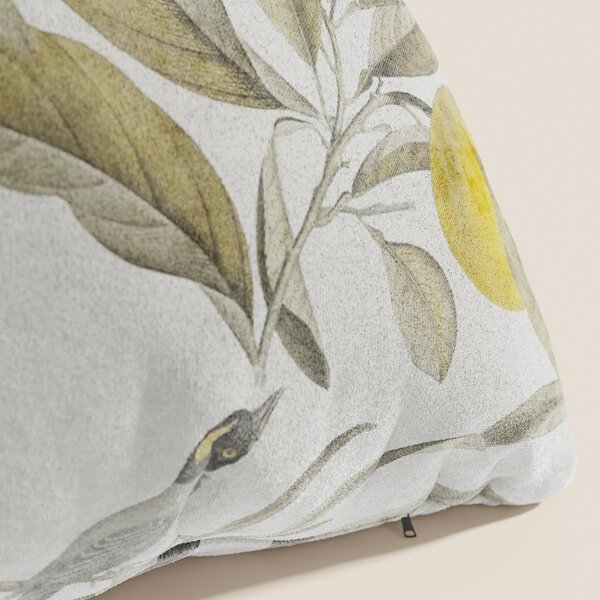 Lemon elegante collezione di cuscini a fantasia in velluto impermeabil