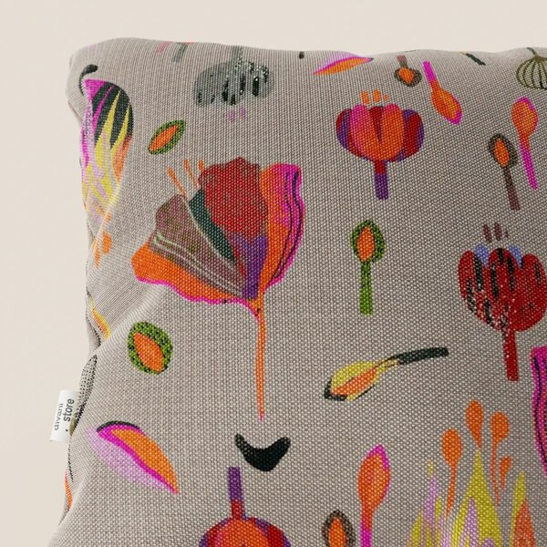 Joy collezione cuscini a fantasie multicolor in tessuto fresco cotone