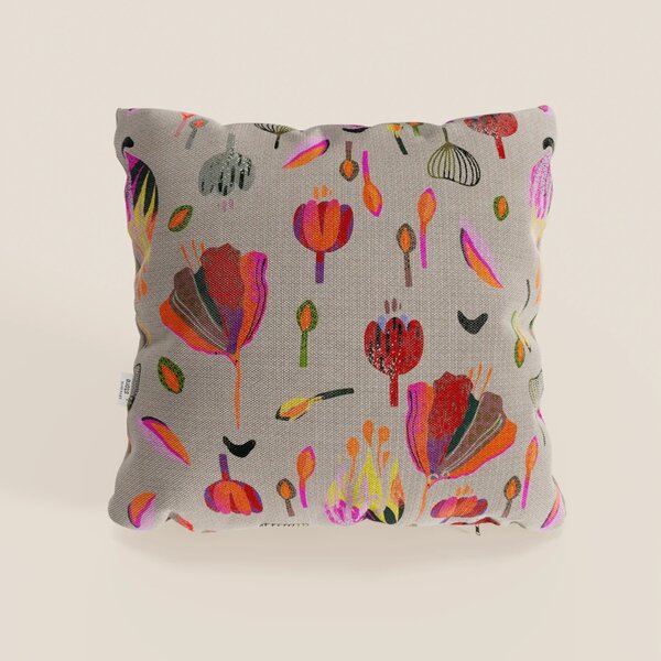 Joy collezione cuscini a fantasie multicolor in tessuto fresco cotone