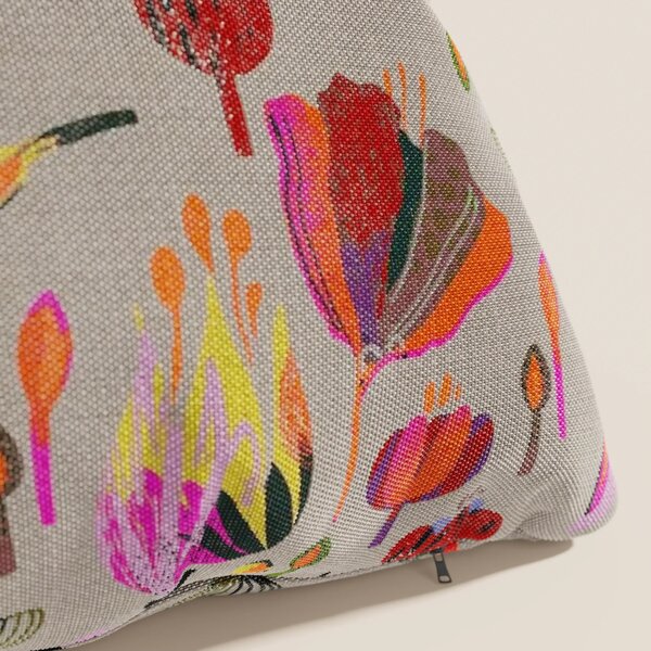 Joy collezione cuscini a fantasie multicolor in tessuto fresco cotone