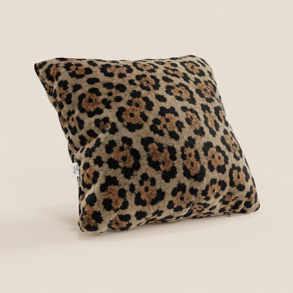 Wild cuscino in collezione Wild in microfibra impermeabile giaguaro