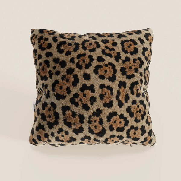 Wild cuscino in collezione Wild in microfibra impermeabile giaguaro