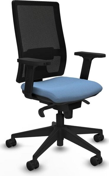 Sedia da ufficio Horna Piqueras y Crespo, modello 2D066N0, colore blu cielo