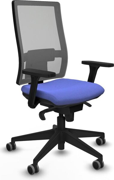 Sedia da ufficio Horna Piqueras y Crespo, modello 3D066G0, colore azzurro chiaro